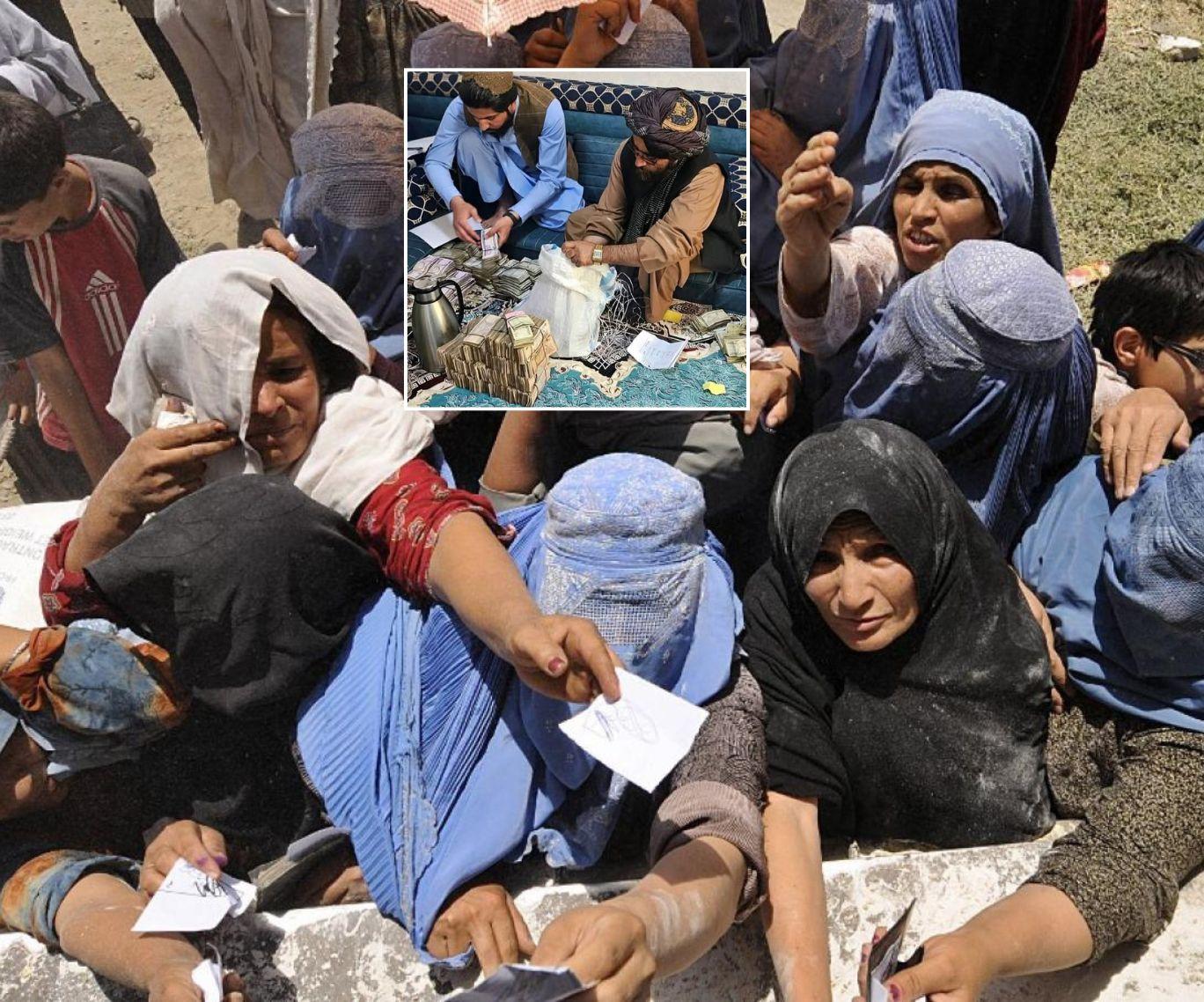 در اوج فقر و گرسنگی در افغانستان، طالبان نیم میلیون دلار به غزه کمک کردند