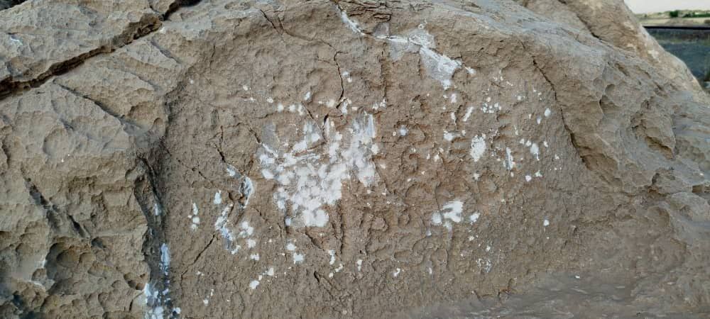 کتیبه تخریب‌شده ساسانی