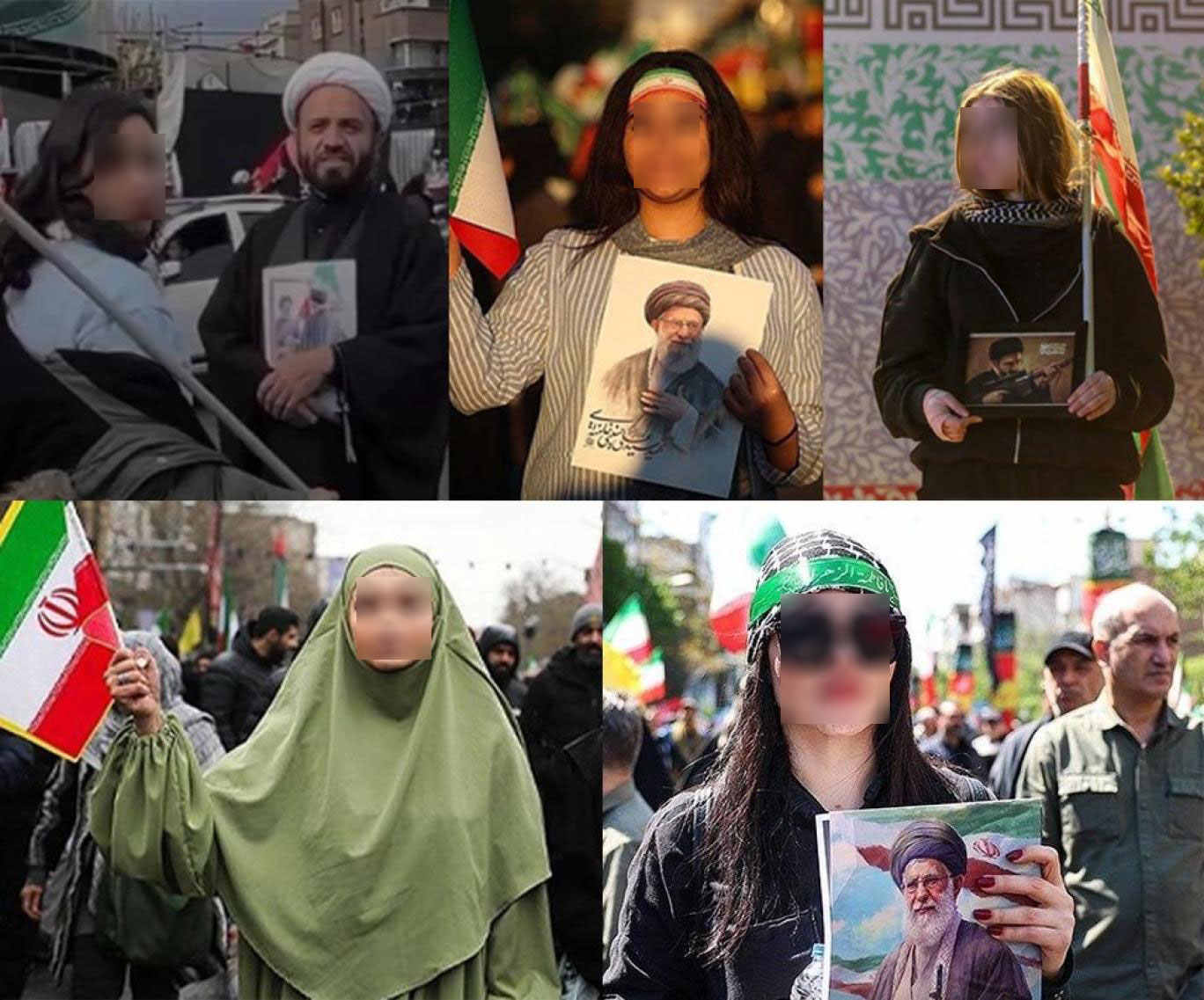 «بدون روسری برو با پرچم شعار بده»؛ روایت حضور اجباری دختران بازداشتی در تجمع‌های حکومتی