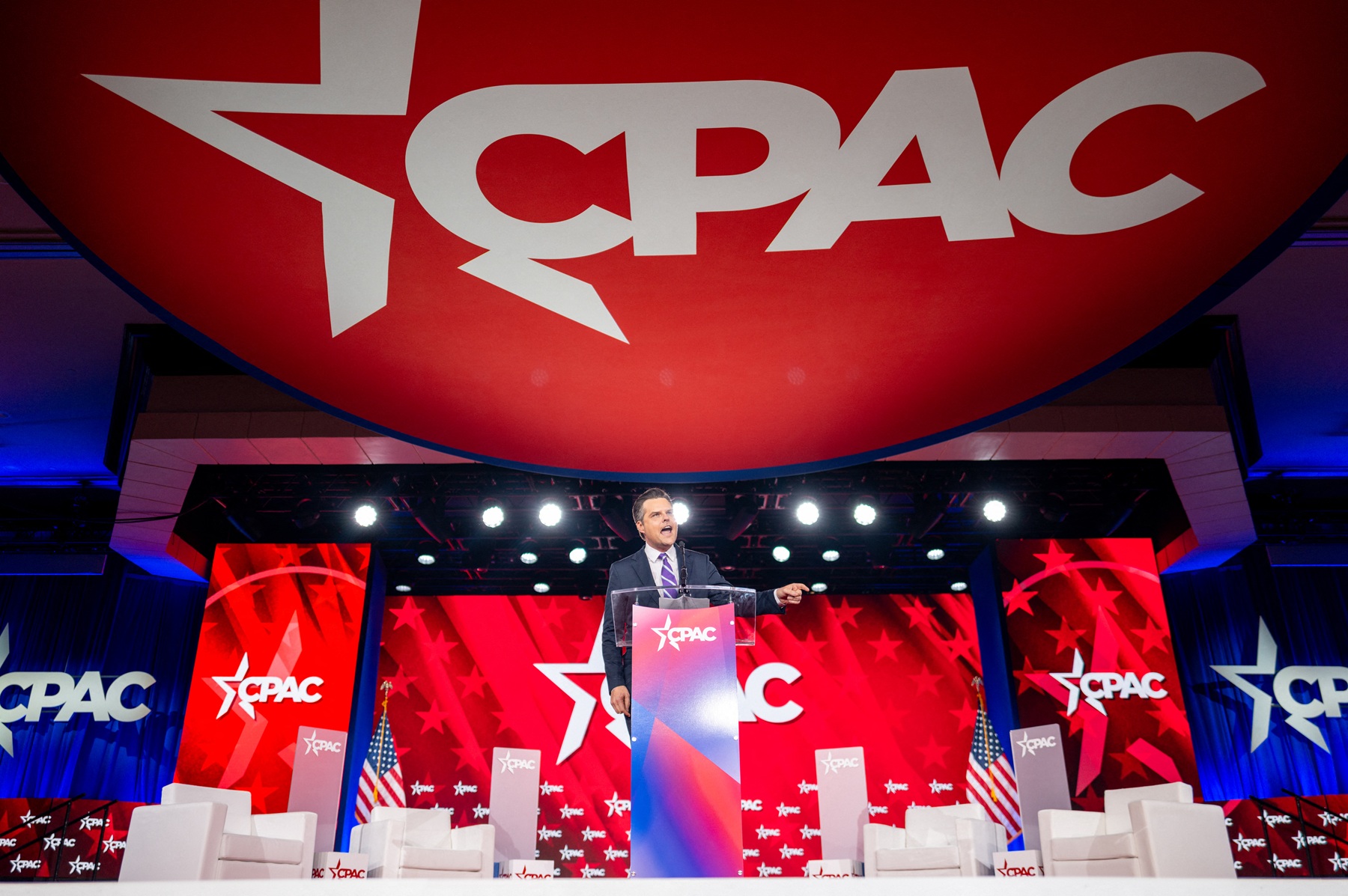 جمهوری‌خواهان در کنفرانس اقدام سیاسی محافظه‌کاران پشت ترامپ و جنگ ایران صف کشیدند