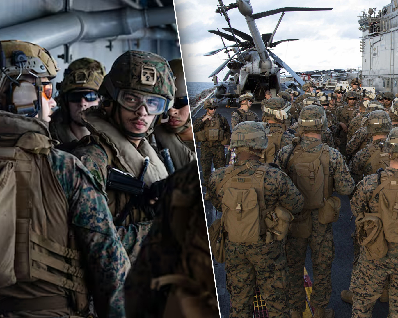 چند صد کماندو، نیروی ویژه و چترباز و تفنگدار آمریکایی به منطقه رسیدند