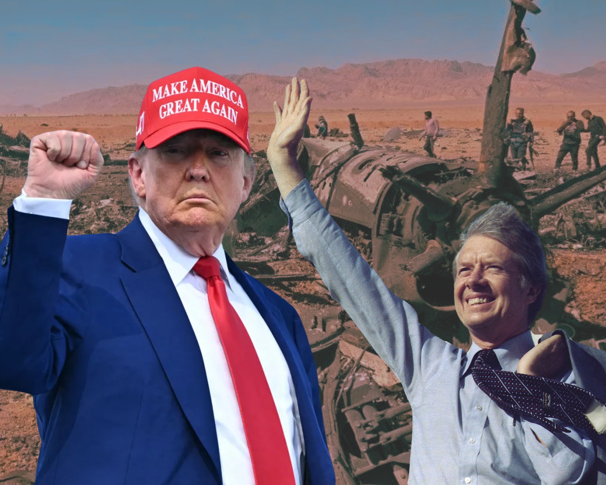 رویکرد ترامپ در قبال جمهوری اسلامی در تضاد آشکار با مدیریت فاجعه‌بار کارتر برای نجات گروگان‌های آمریکایی در تهران است