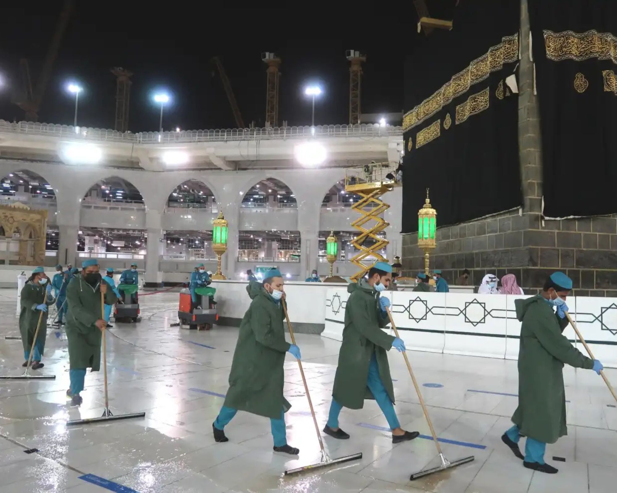 چگونه عربستان سعودی پس از حج، اماکن مقدس را برای سال آینده آماده می‌کند