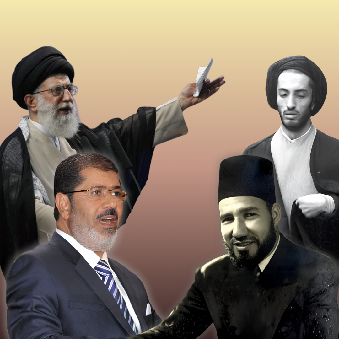 از حسن البنا و نواب صفوی تا محمد مرسی و سید علی خامنه‌ای