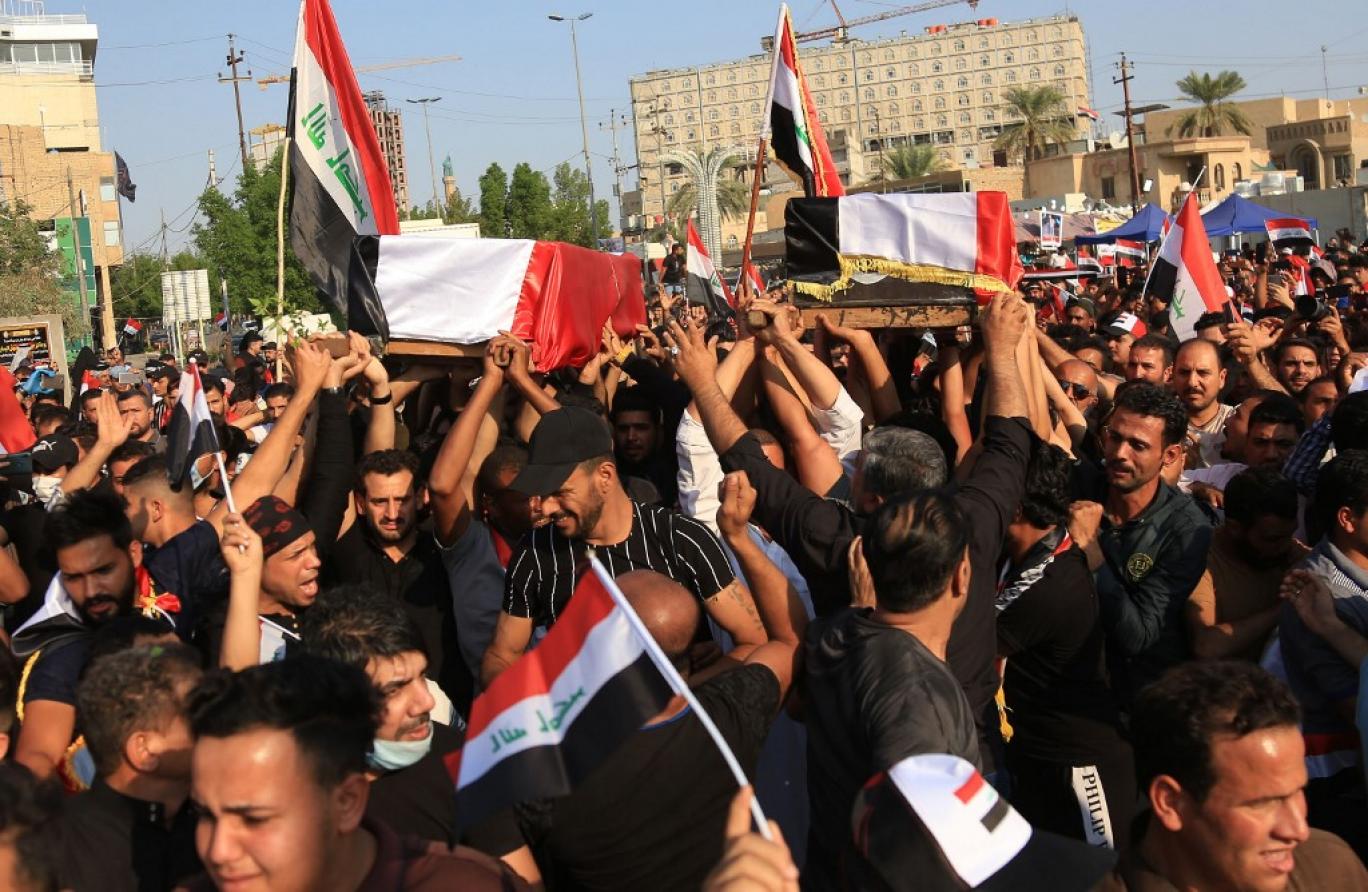 تظاهرات عراقی ها علیه جمهوری اسلامی‬‎