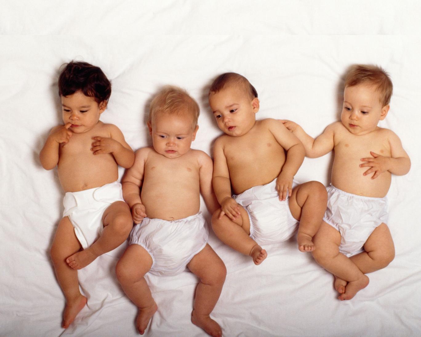 They re babies. Different babies.