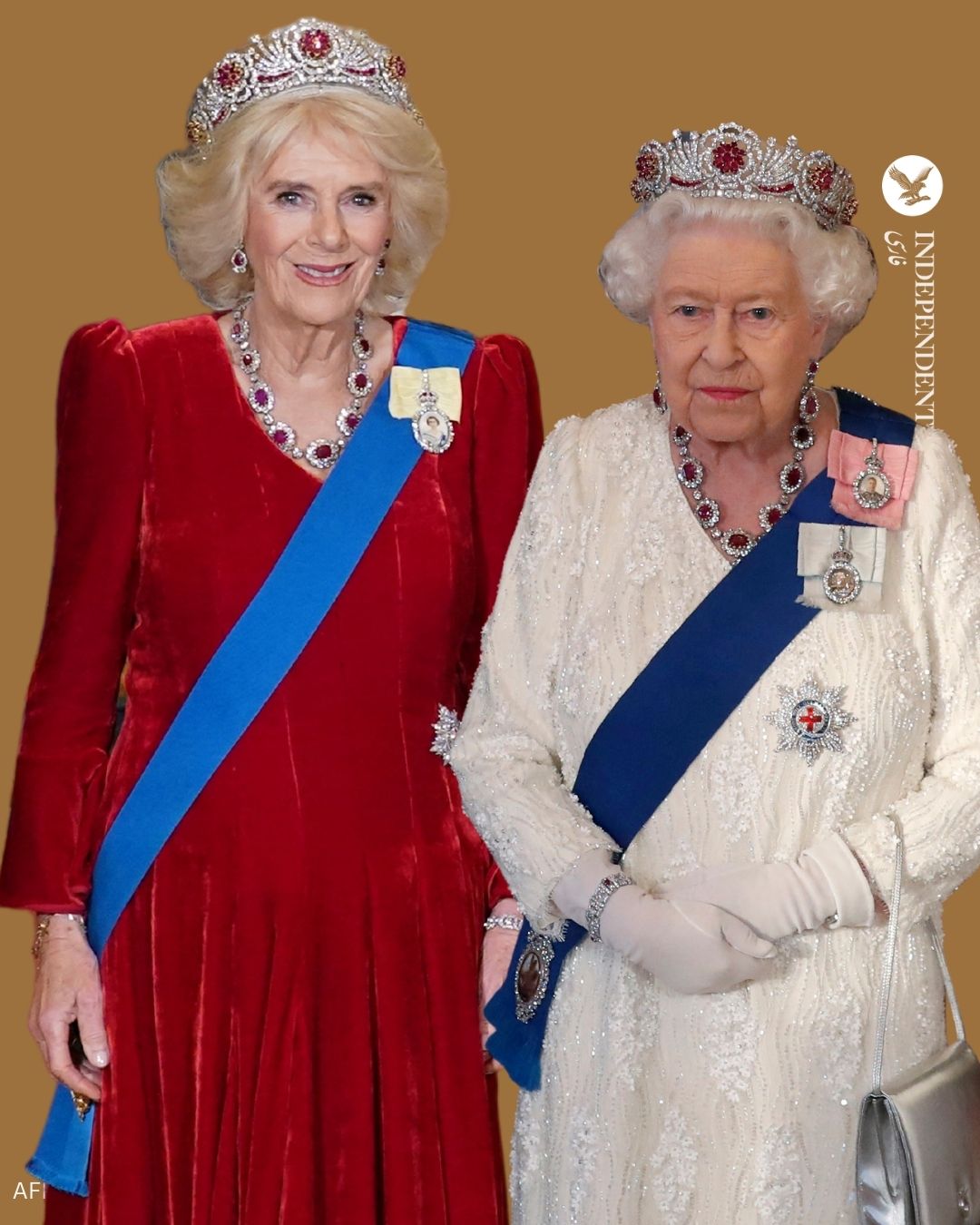 جواهرات خانواده سلطنتی بریتانیا در دیدار رسمی (4).jpg