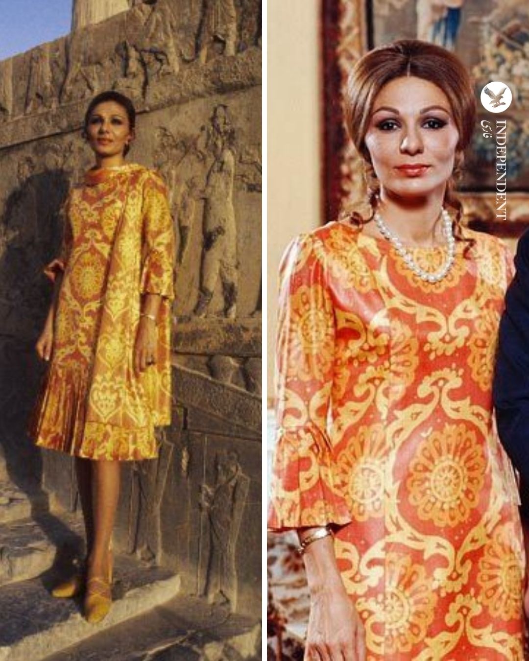 چاپ کلاقه ای لباس شهبانو فرح پهلوی صنایع دستی ایران  (4).jpg